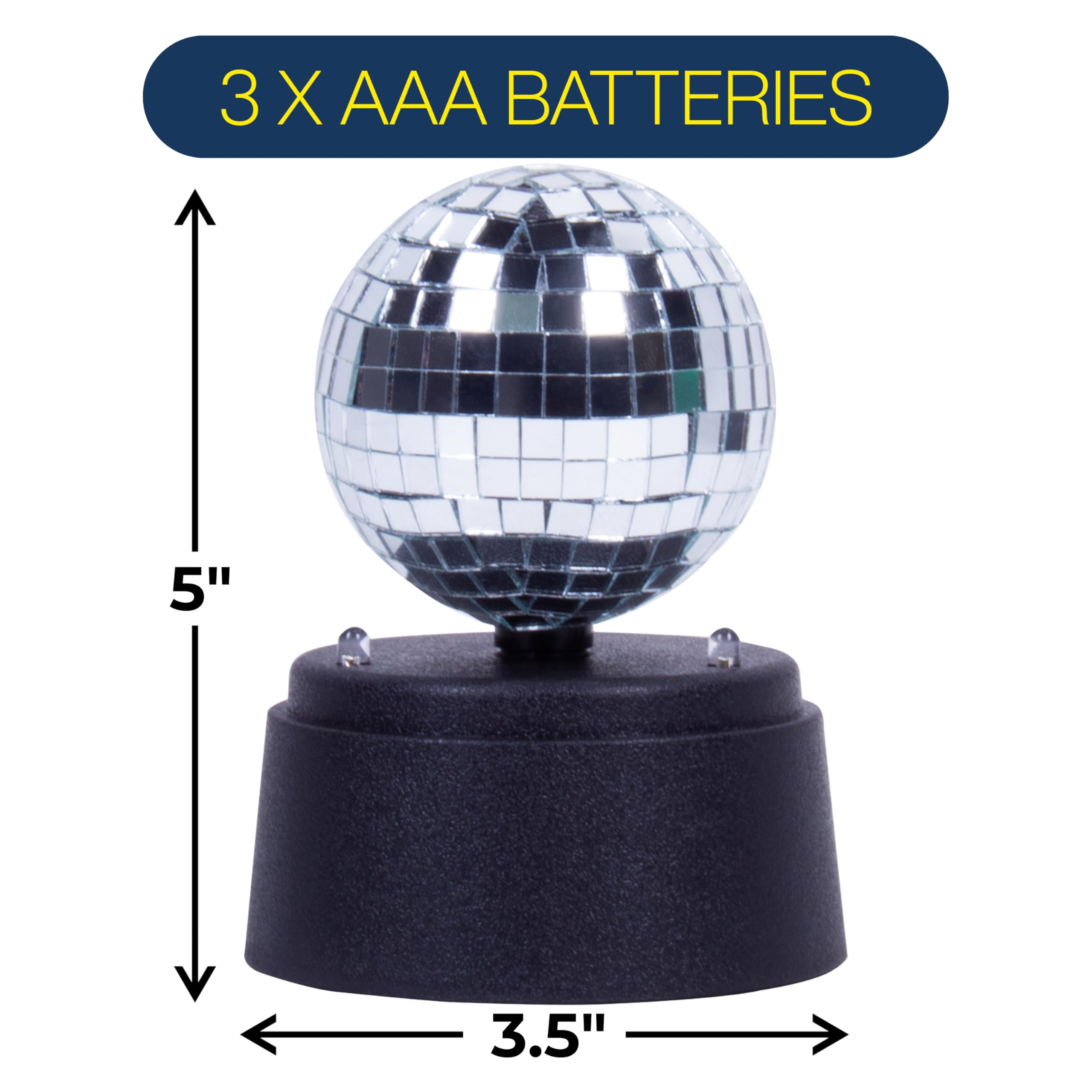 Amazon.co.jp: Fizz Creations ミニディスコミラーボールLEDライト – 5